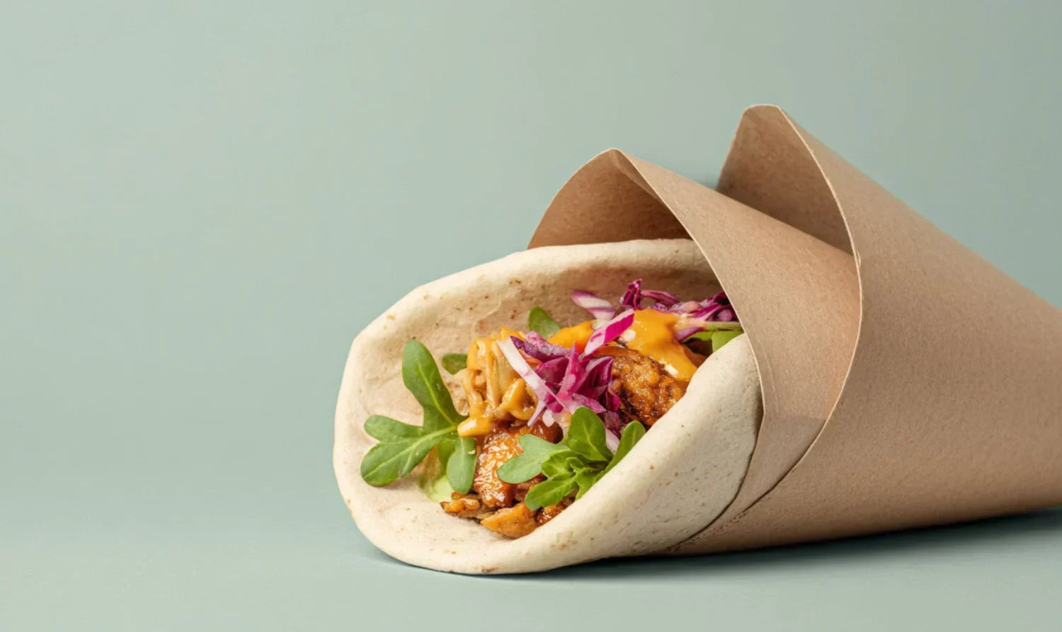 Kebab dans son pain avec salade tomate oignons et le mélange d'épices pour kebab