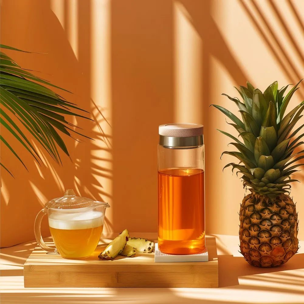 Thé Sencha ananas fraise