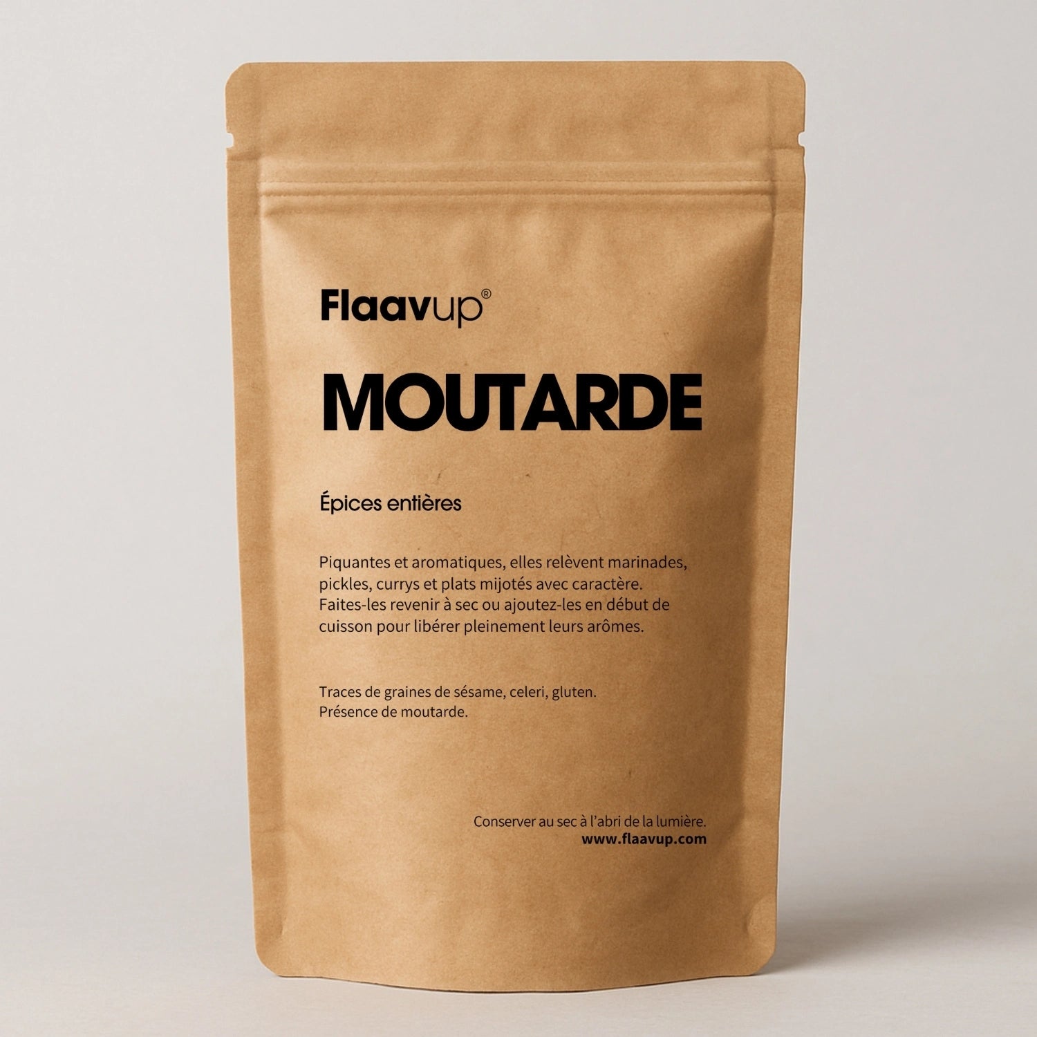 Paquet de graines de moutarde entières