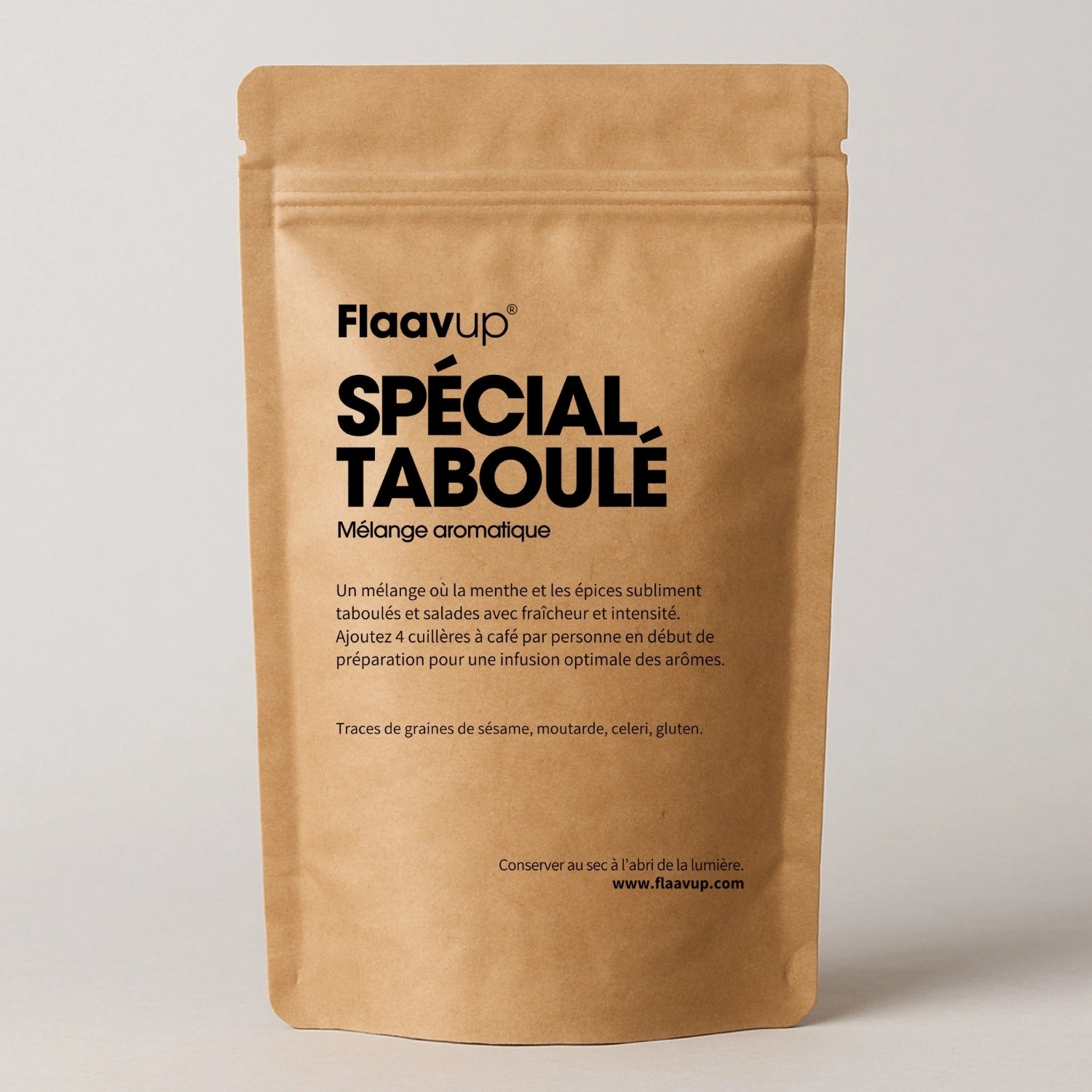 Paquet de mélange d'épices taboulé