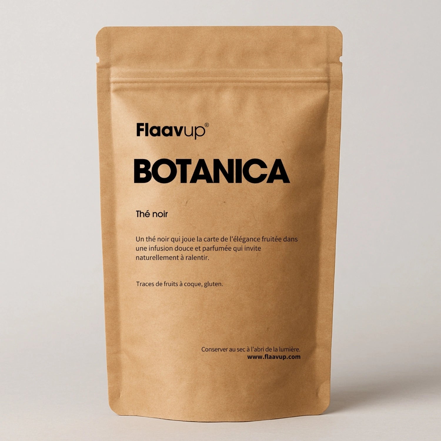 Paquet de thé noir à la mangue et aux fleurs