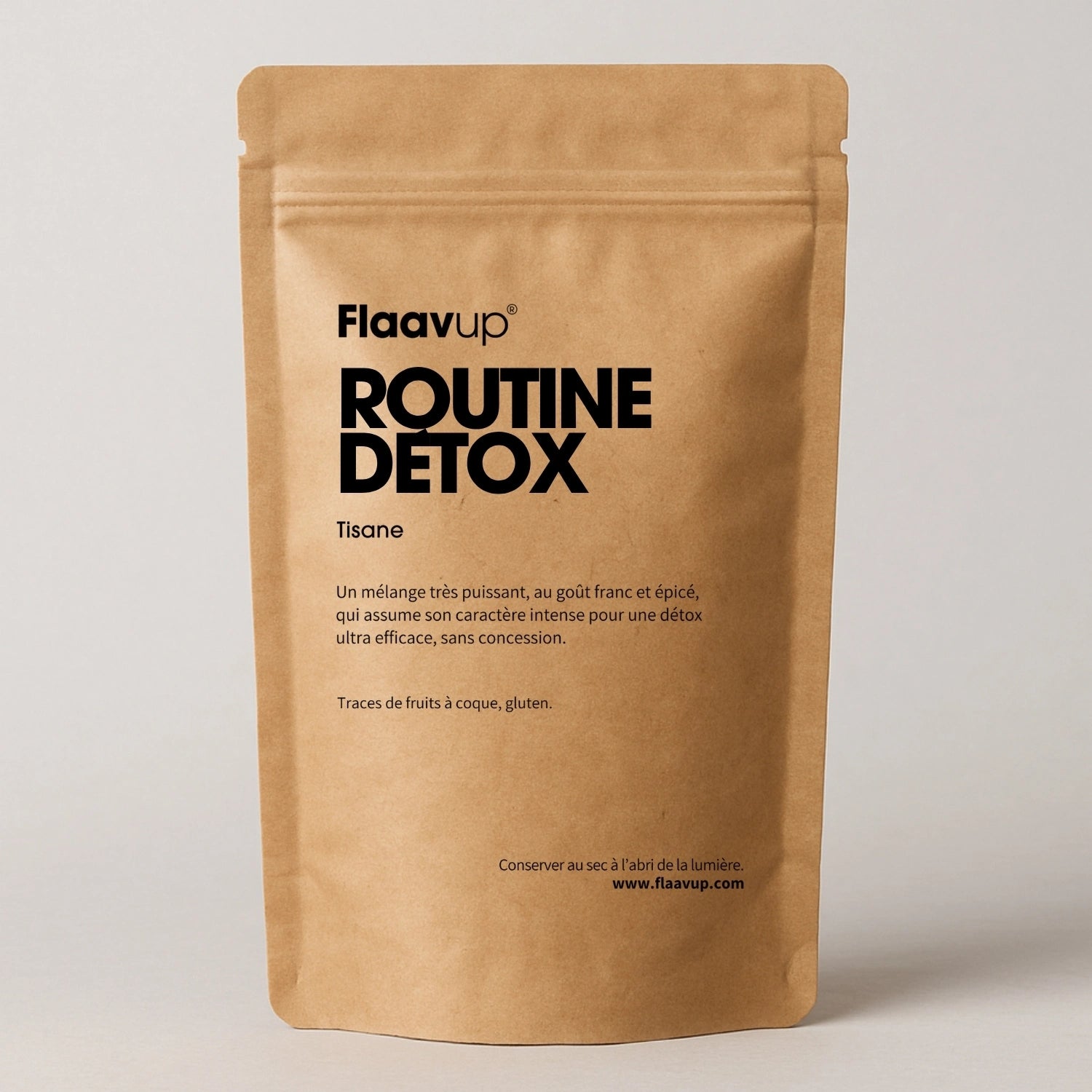 Paquet de tisane détoxifiante