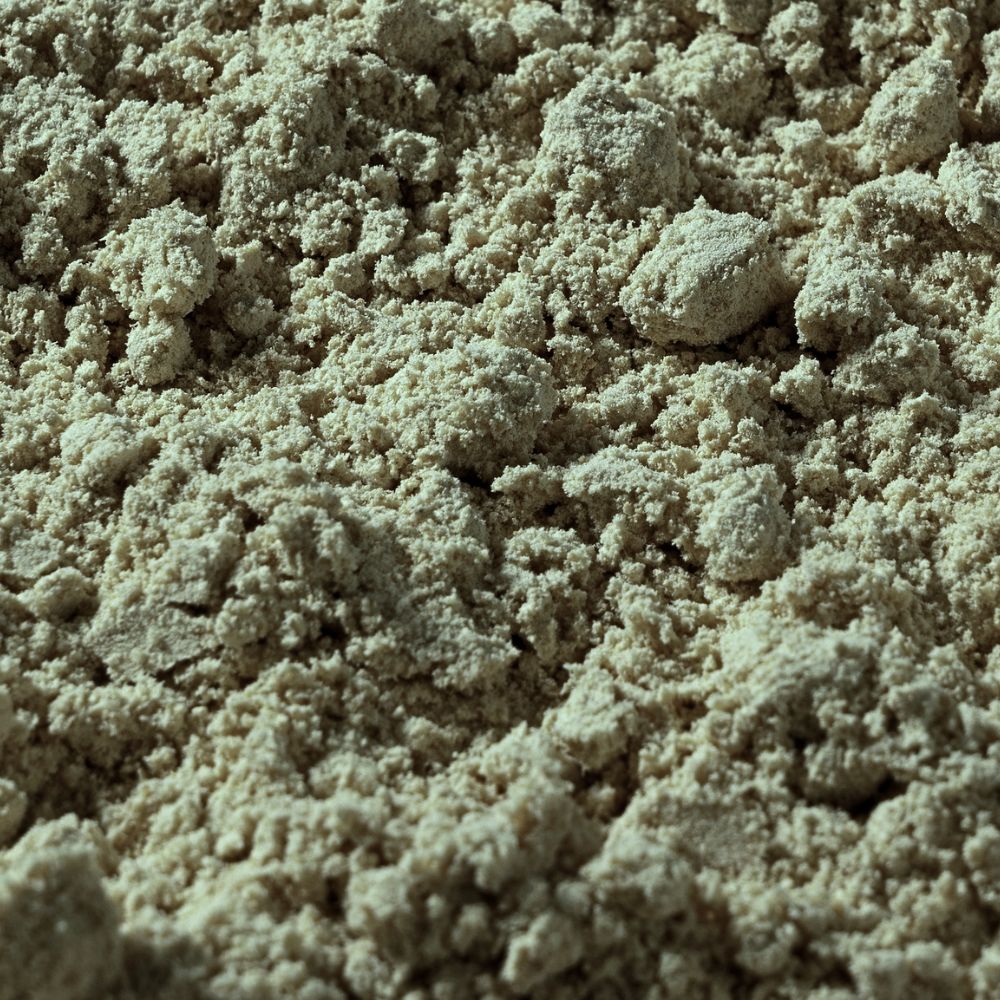 Zoom sur la poudre de wasabi