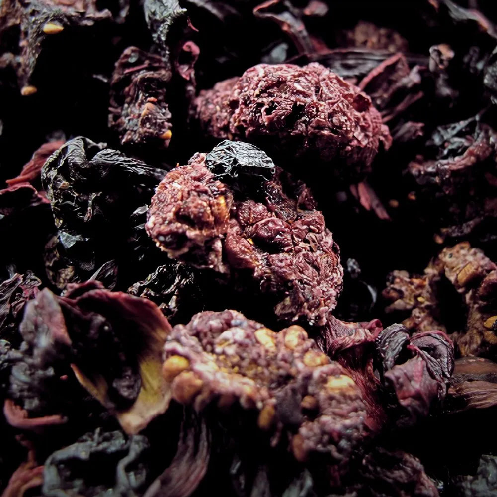 Zoom sur le mélange de fruits des bois