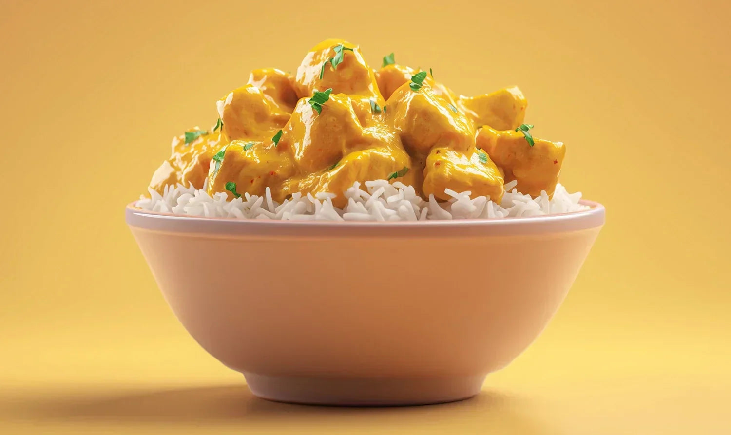 Recette de poulet au curry Flaavup® avec du riz