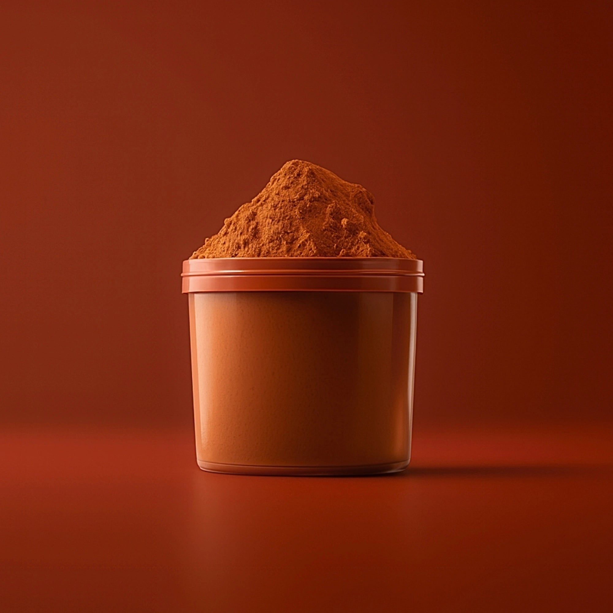 Pot rempli de cannelle en poudre