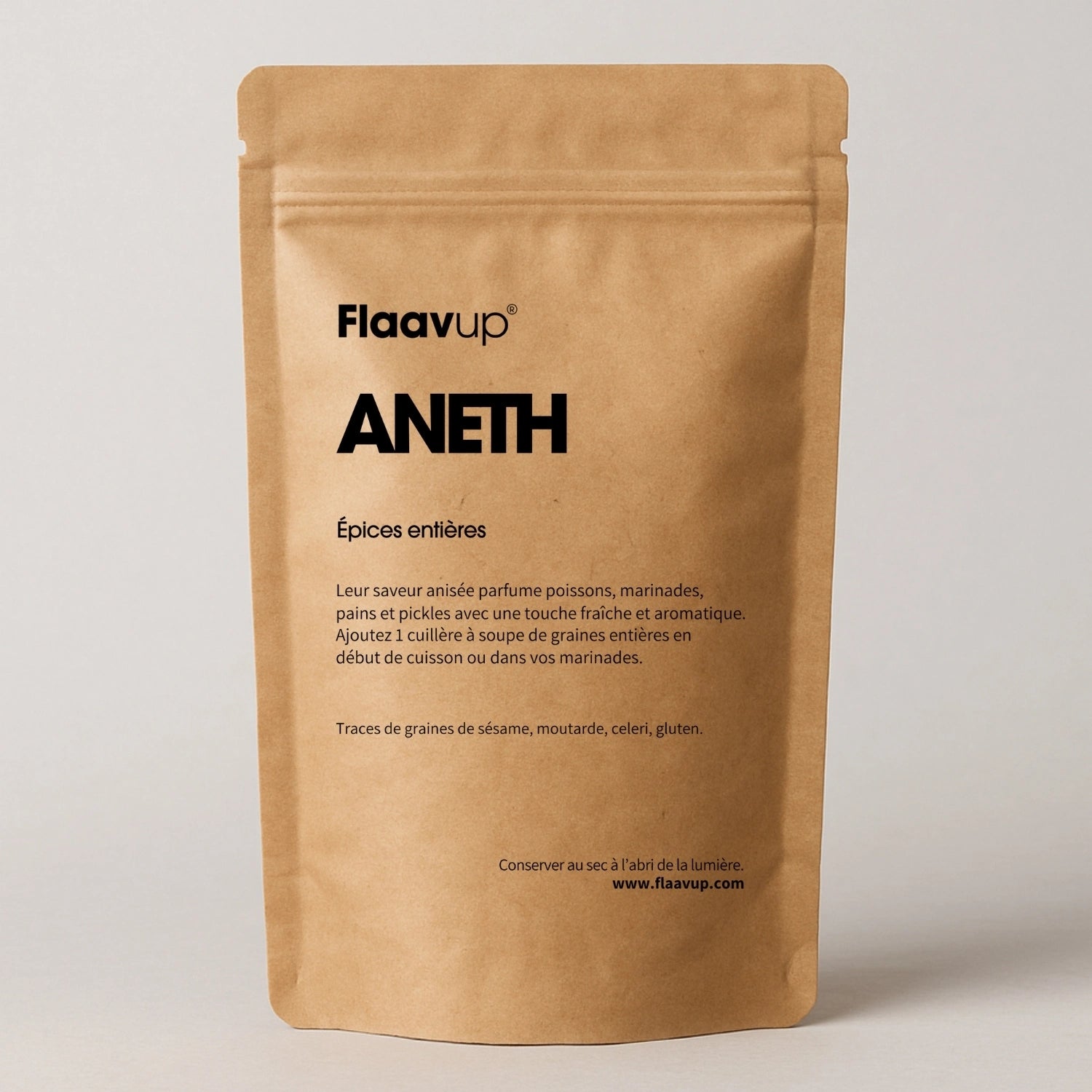 Paquet de graines d'aneth épices entières