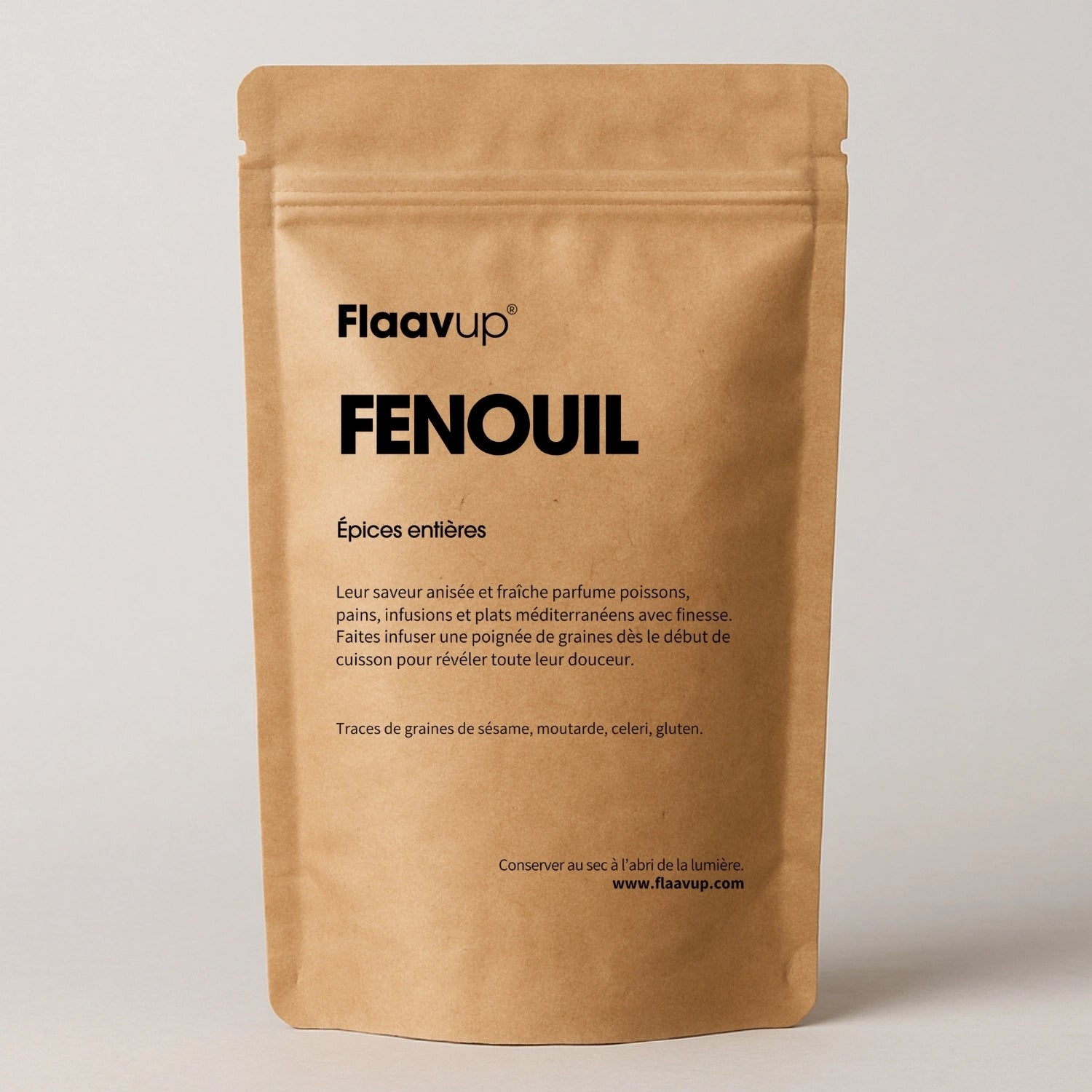 Paquet de fenouil en grains