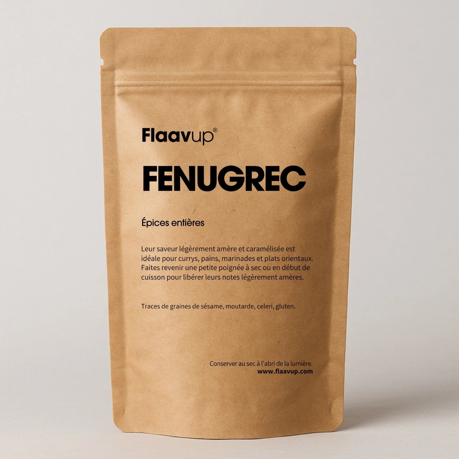 Paquet de graines de fenugrec entières