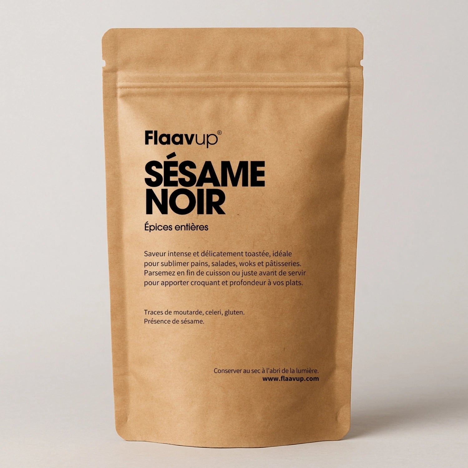 Paquet de graines de sésame noir