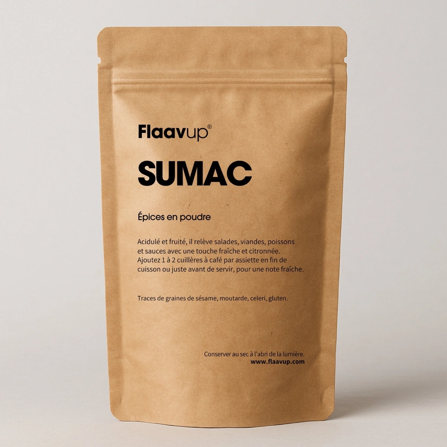 Paquet de sumac en poudre