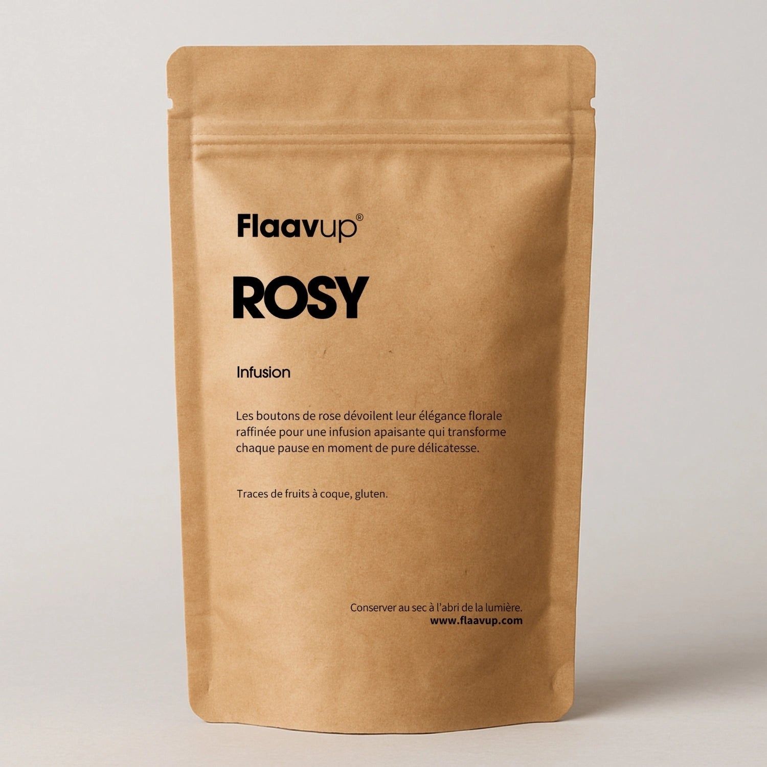Paquet d'infusion aux boutons de rose