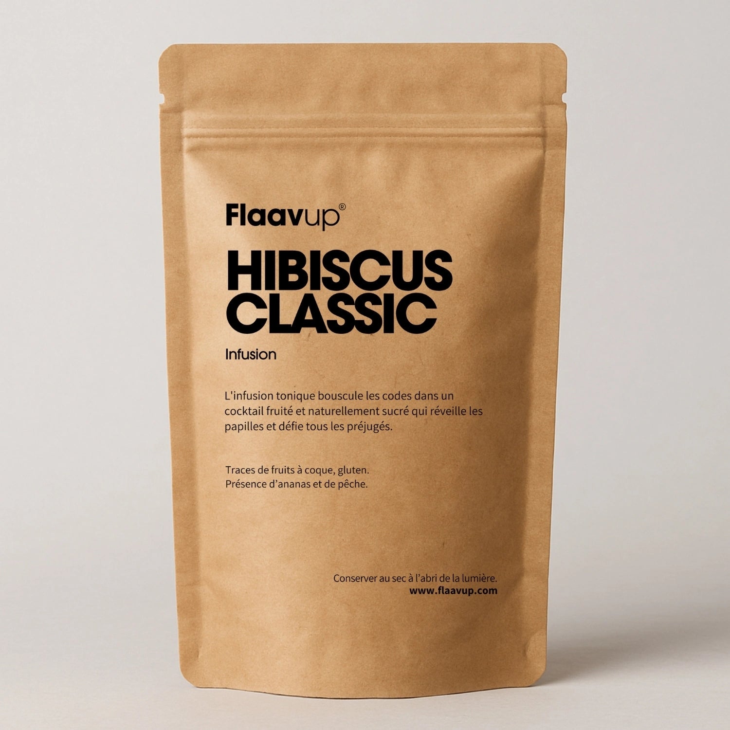 Paquet d'infusion aux fleurs d'hibiscus rouge